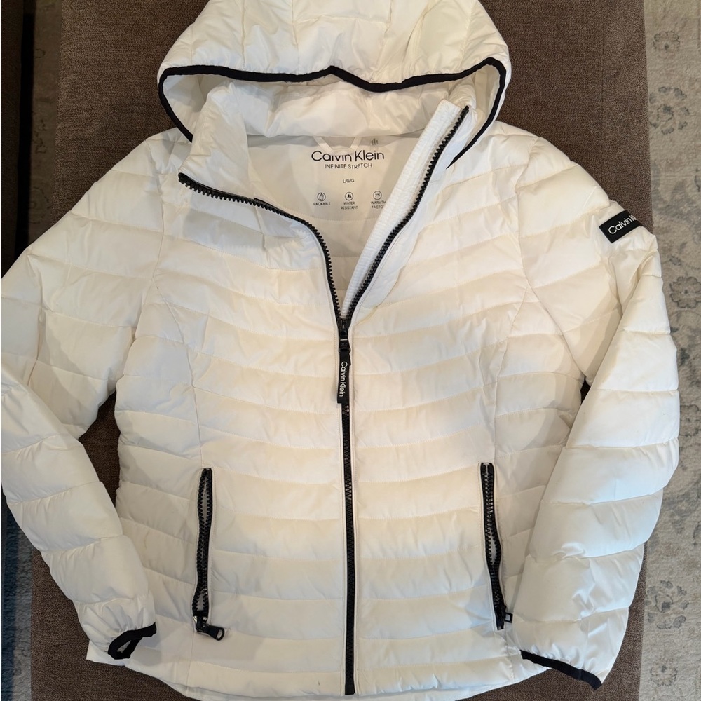 Calvin Klein Infinite Stretch White Jacket